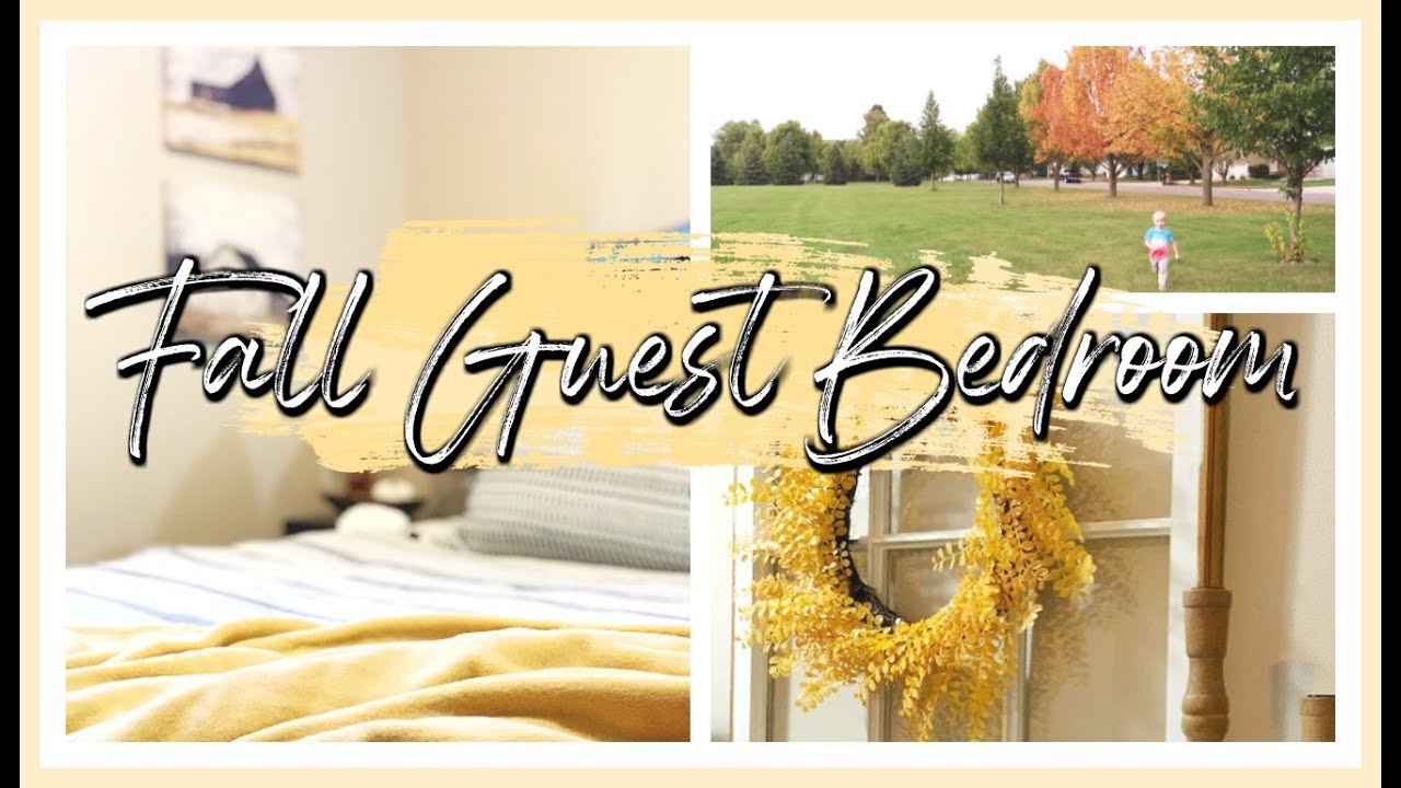 FALL GUEST BEDROOM CLEAN & DECORATE WITH ME 2020 | SPEND THE DAY WITH ME DECORATING FOR FALL!