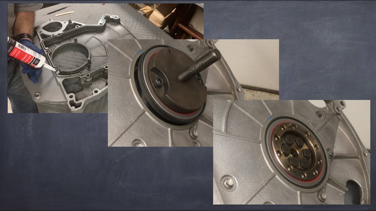 Powerstroke 6.0L: Installing Rear Cover and Rear Crankshaft Seal