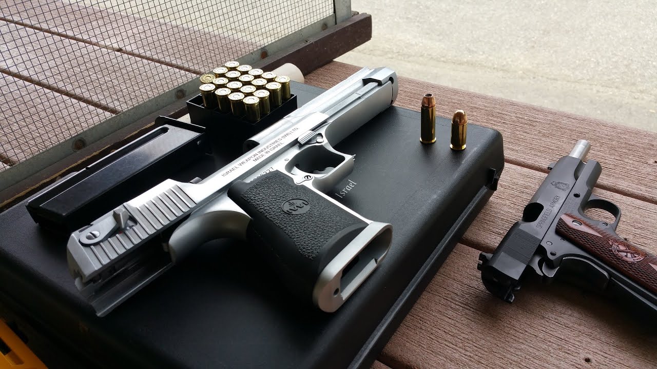 Desert Eagle .44 Magnum First Shot Test