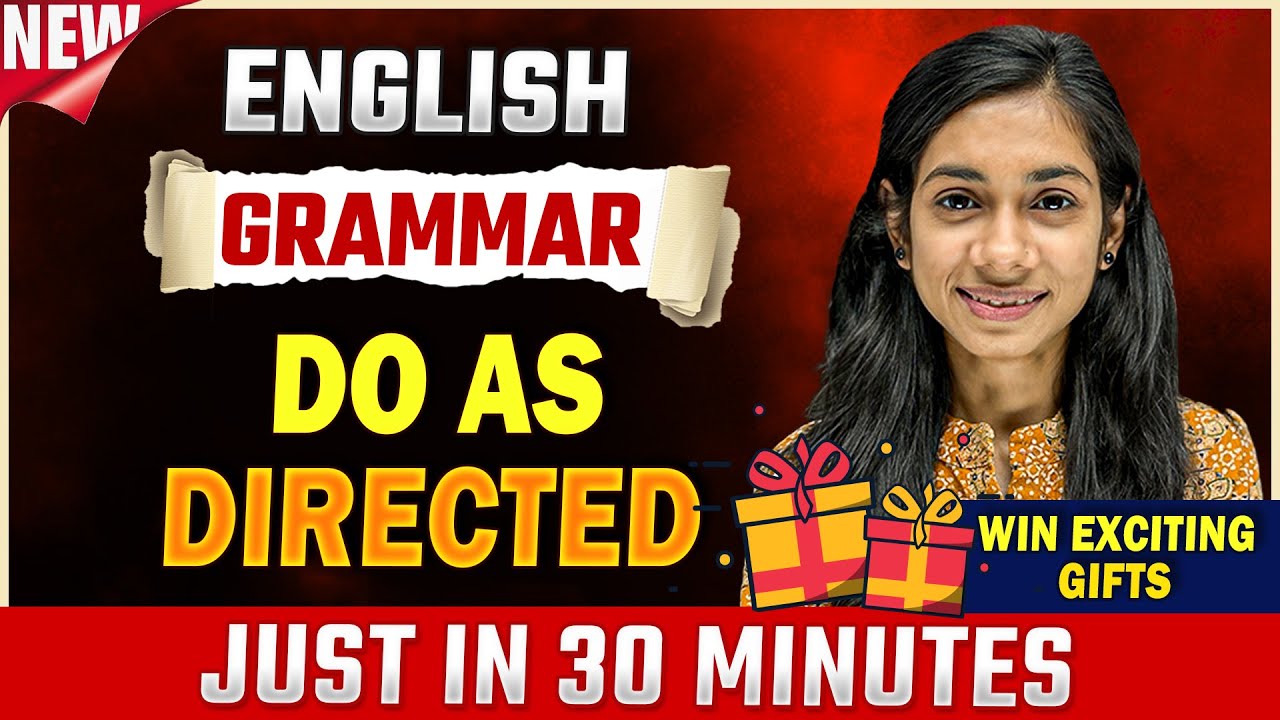 Std 10 English Do as directed Just in 30 Minutes | English Grammar Dhoran 10 | Vidyakul Gujarati