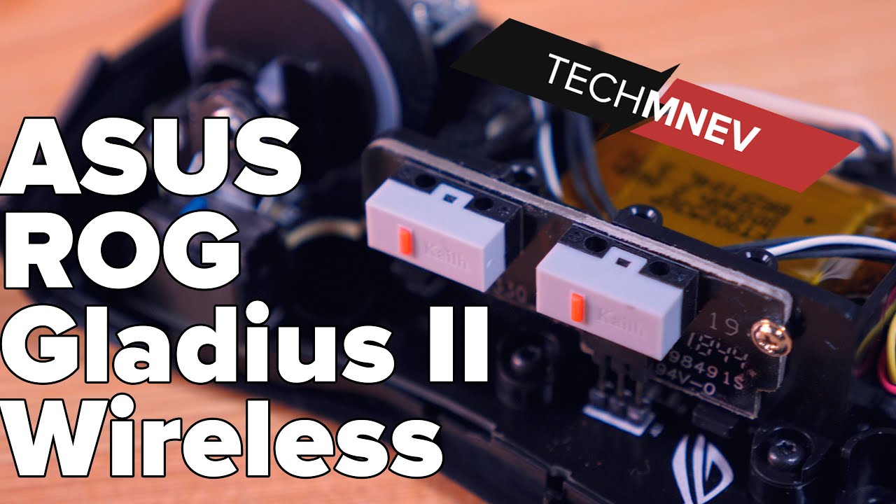 ASUS ROG Gladius II Wireless жизнь без проводов - новая мода!