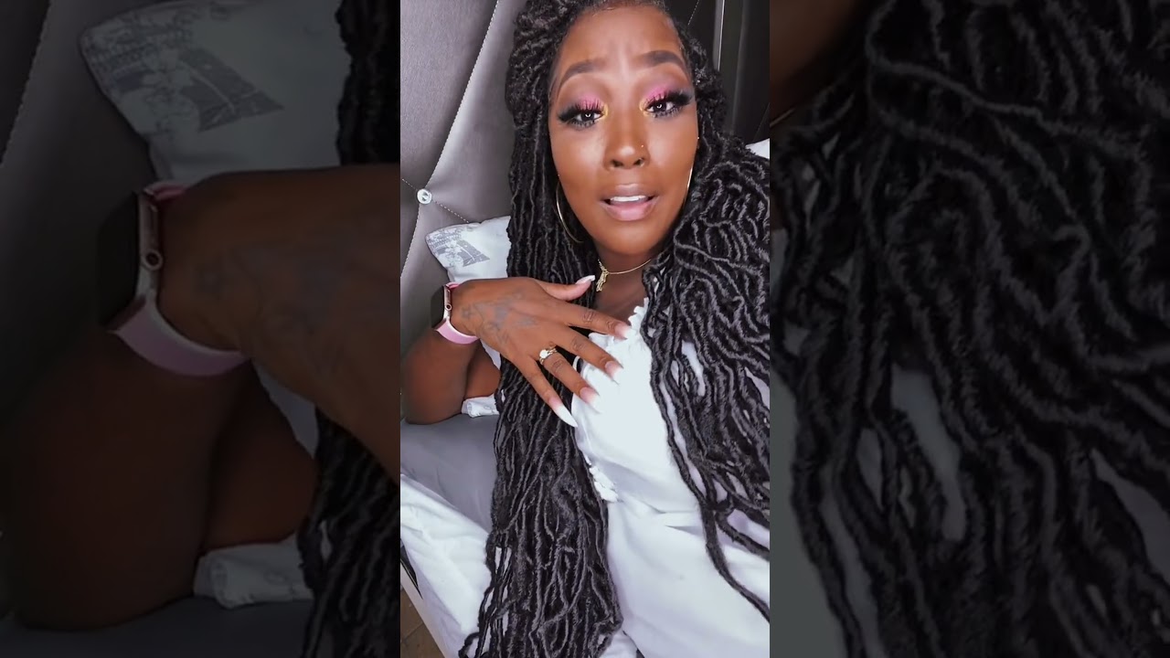 Chill Vibes and Bold Makeup: A Relaxing Moment