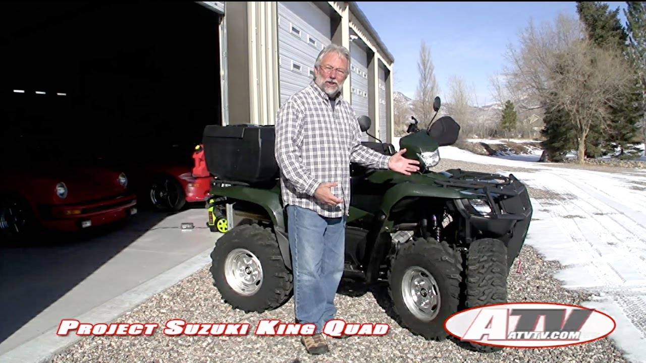 Проект ATV Television Project — Suzuki King Ultimate Project — шины, кузов, лебедка, амортизаторы...