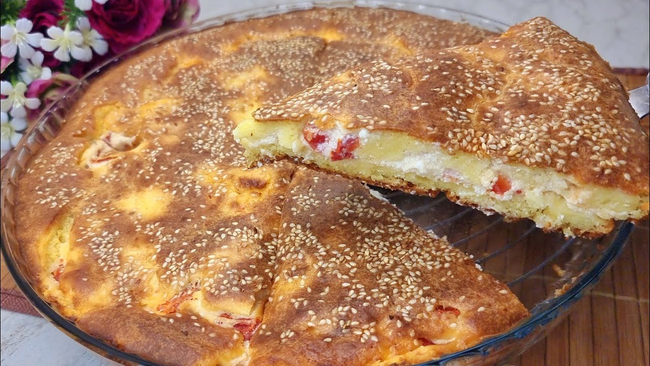 ΤΥΡΌΠΙΤΑ της Φρίντας Αφράτη🤩 χωρίς φύλλο εύκολη του Πεντάλεπτου!!Cheese Feta Pie 💯