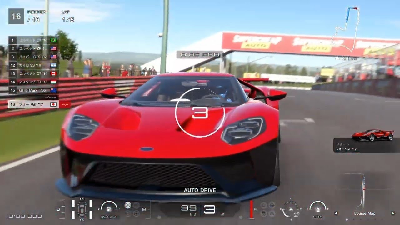 PS4 GT7 1/23ウィークリーチャレンジ「アメリカン・クラブマンカップ700（アメリカのロードカー／コンプリートカー限定）」マウントパノラマ　5周（難易度イージー設定）