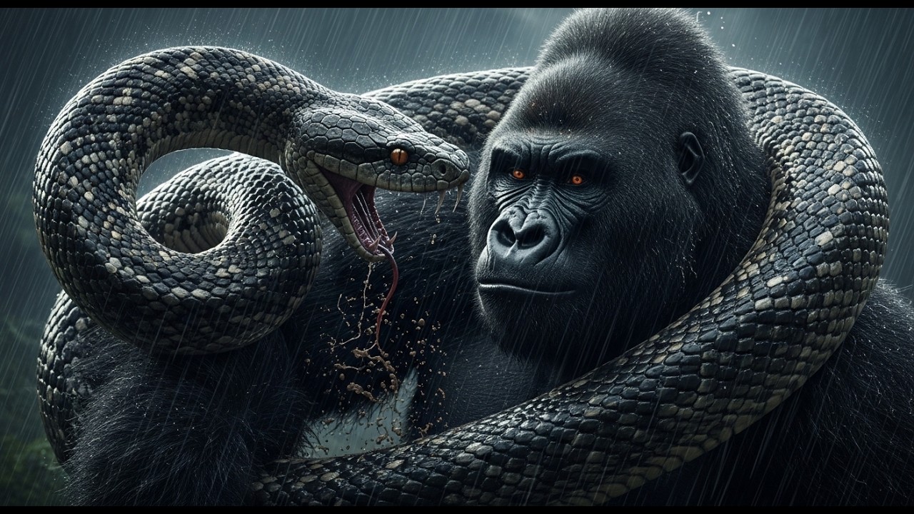 Kong and Titanoboa: How a Rainy Day Changed Monster Combat - Epic Showdown