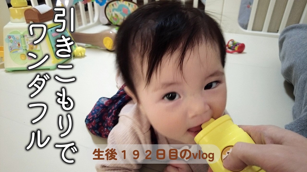 生後192日目 久々のお家Dayでワンダフル｜里帰りなし,完母育児,生後6ヶ月,vlog