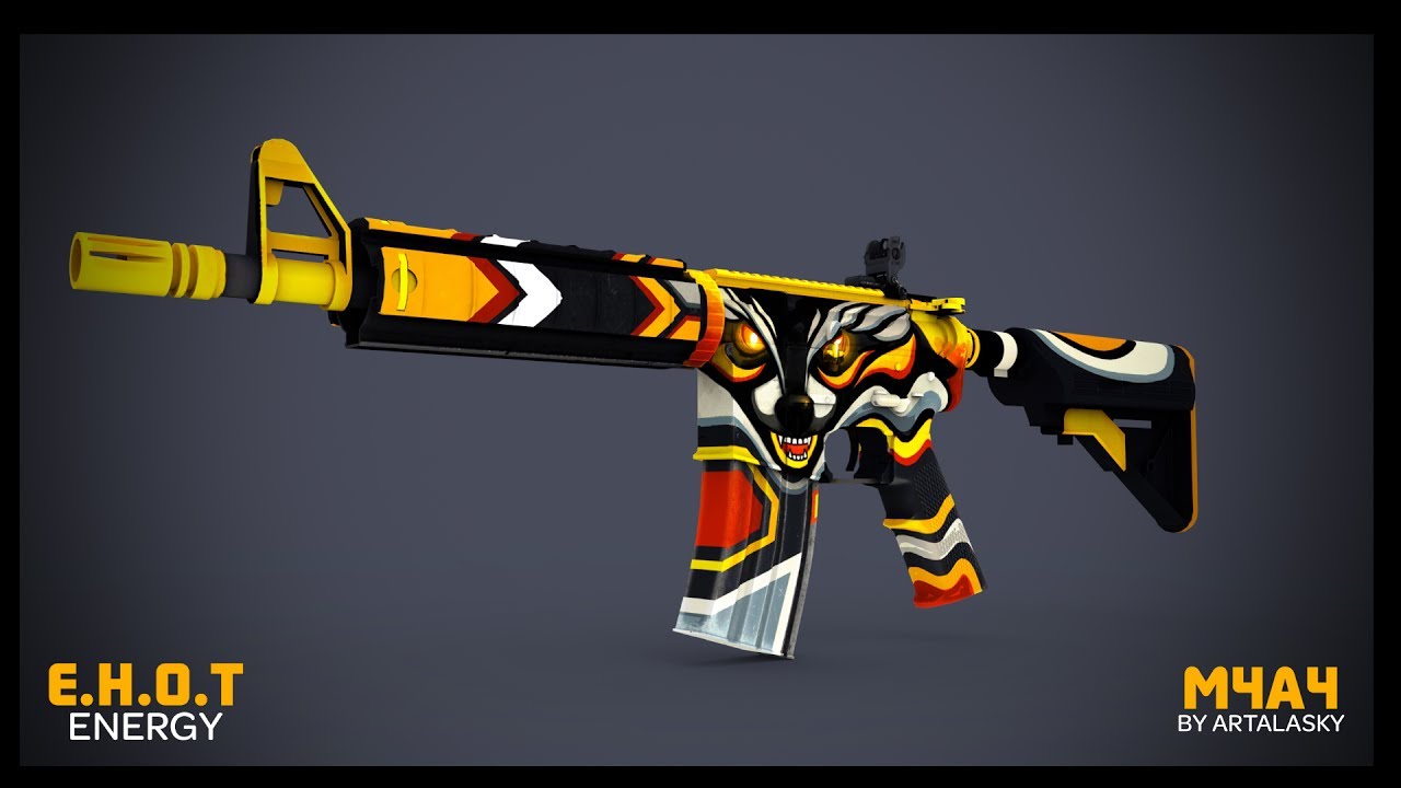 Делаю скин для CSGO в 3D Coat. Спидпейнт cs:go от Арталаски