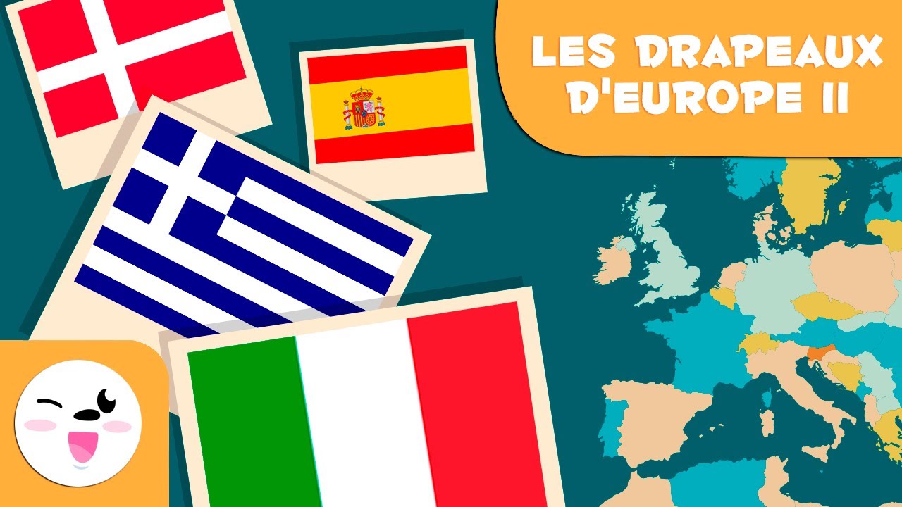 Les drapeaux d'Europe II - Géographie pour les enfants