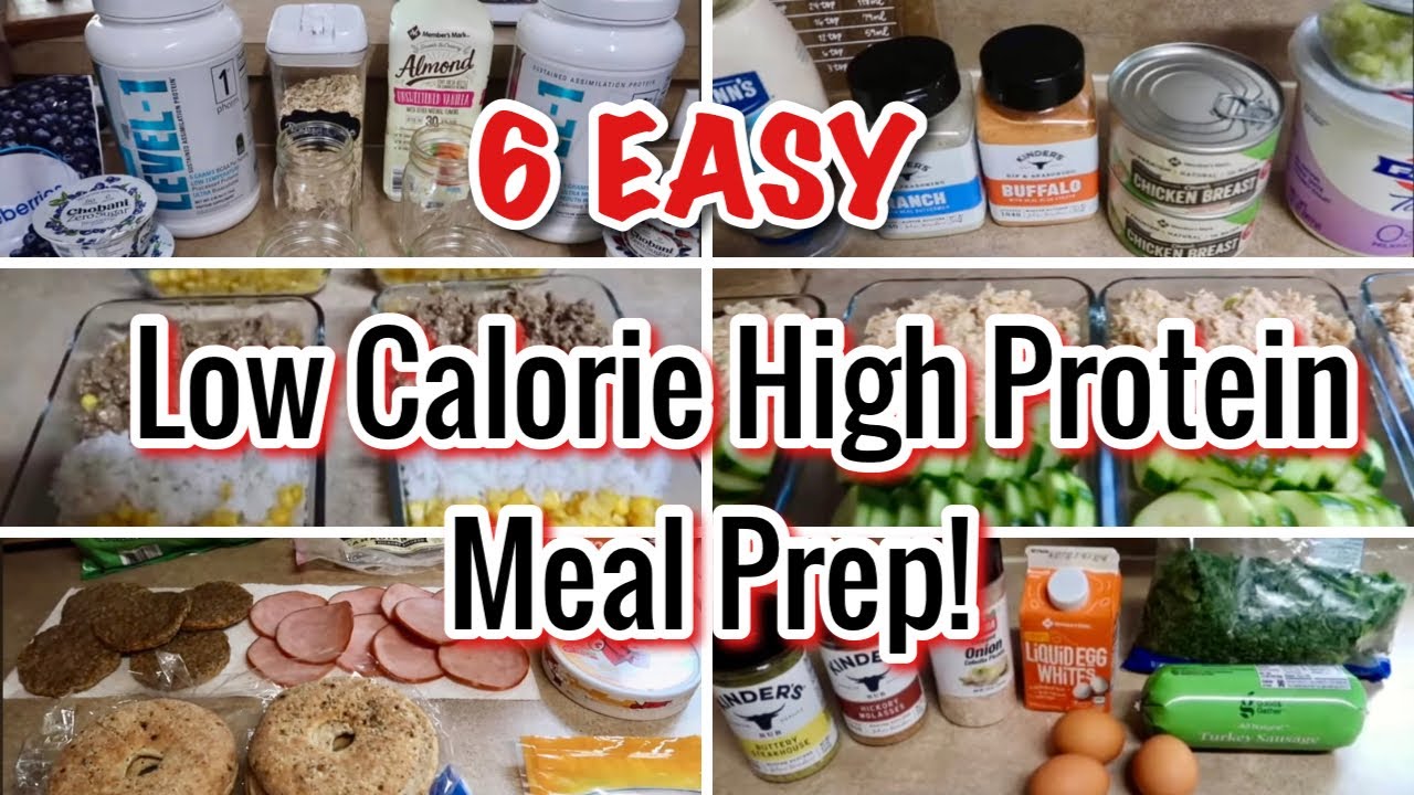 EASY FAST HIGH PROTEIN  MEAL PREP | IN WITH JEN