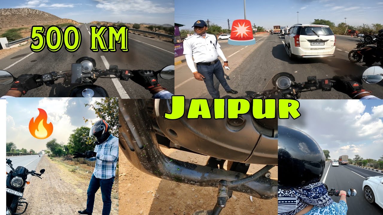 Yezdi Roadster long ride | Agra to Jaipur 500km | dekhiye kya hua 🤯 | Part-1