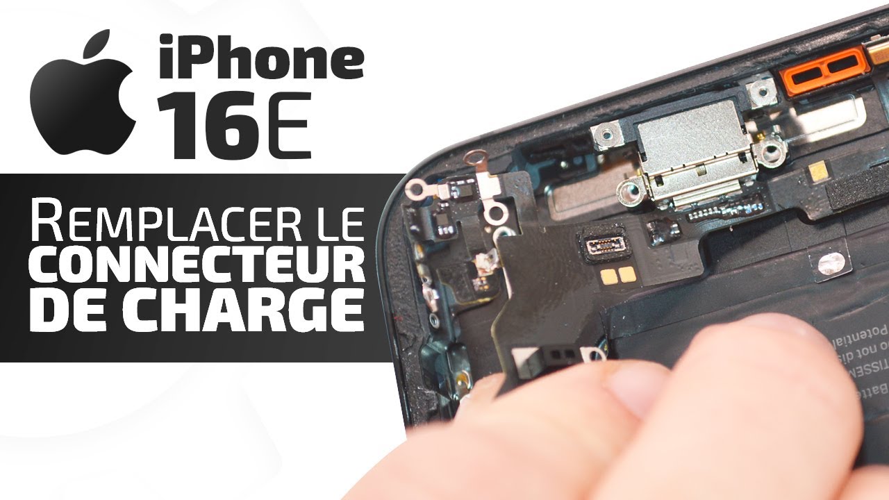 Remplacer la prise de charge de l'iPhone 16e facilement ! | Brico-phone
