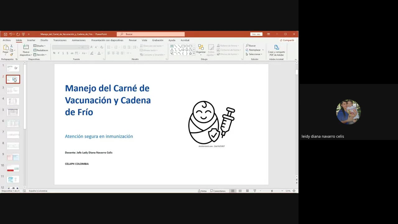 Técnico Laboral en Auxiliar de Enfermería (25-2) | Manejo del Carné de Vacunación y Cadenas de Frío