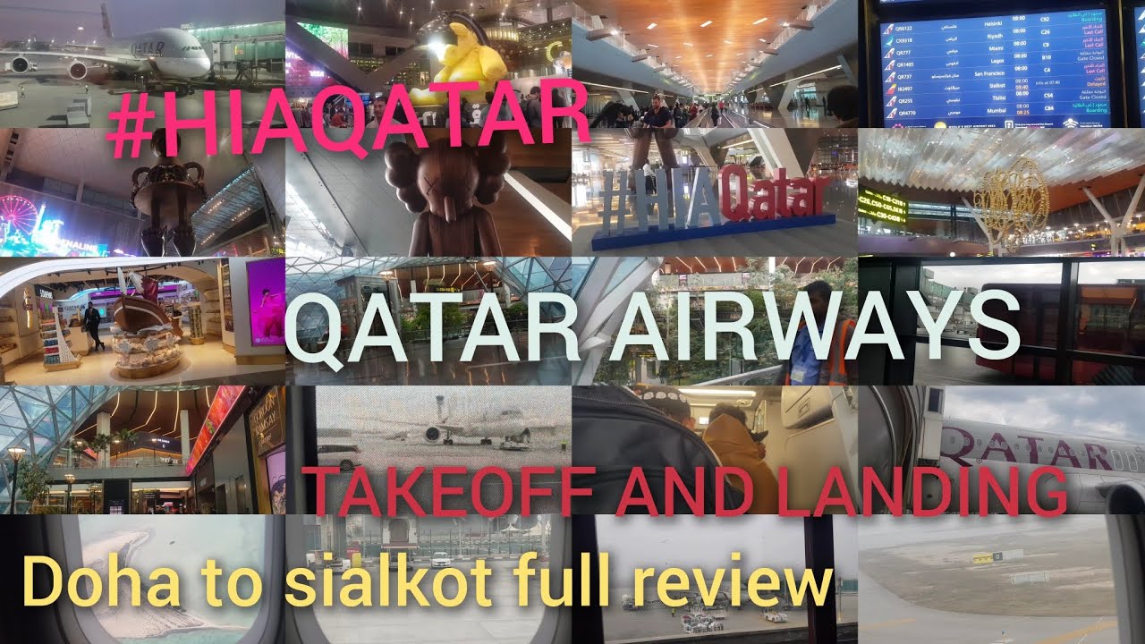DOHA TO SIALKOT FULL REVIEW  #hiaqatar #qatarairways  (HAMAD INTERNATIONAL AIRPORT)@zulfishots-p9q