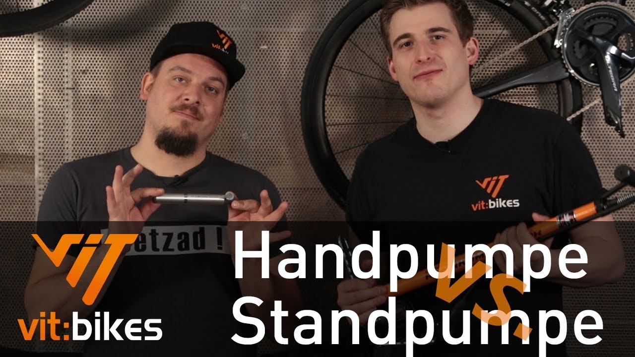 Handpumpe vs. Standpumpe - Was ist besser? - vit:bikesTV