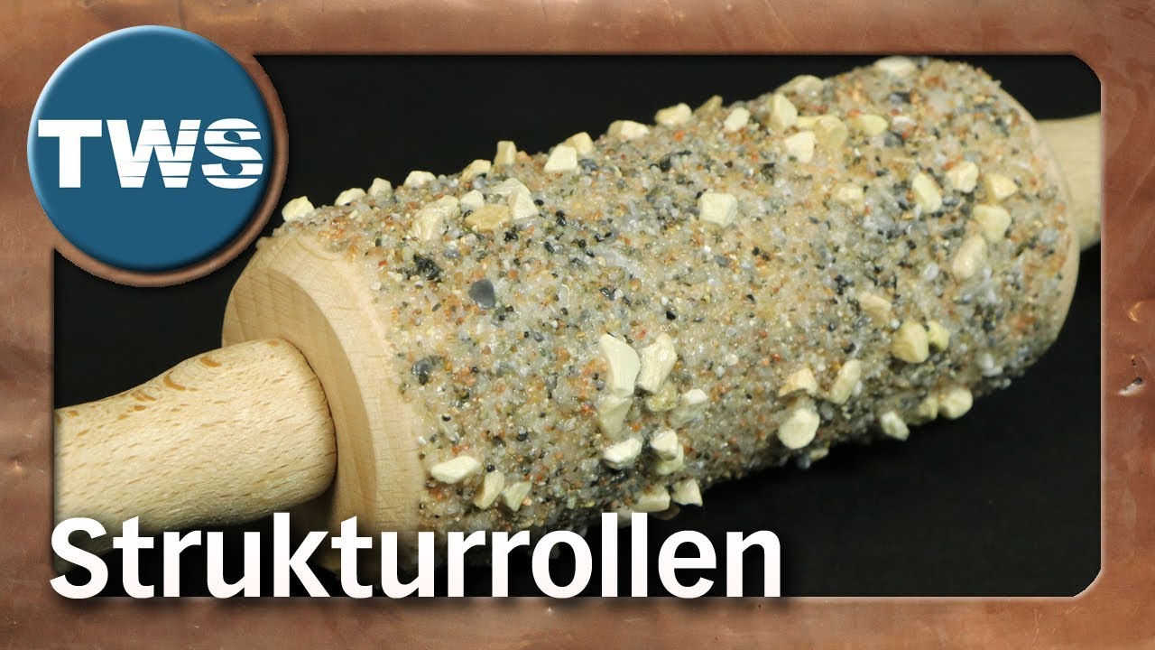 Tutorial: Strukturrollen für Hartschaum / Styrodur / rolling pins for XPS foam (Tabletop, TWS)