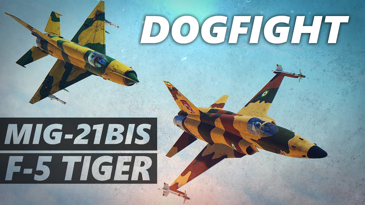 Mig-21Bis Vs F-5 Tiger Taking the Mig-21 Vertical | Dogfight | Digital Combat Simulator | DCS |