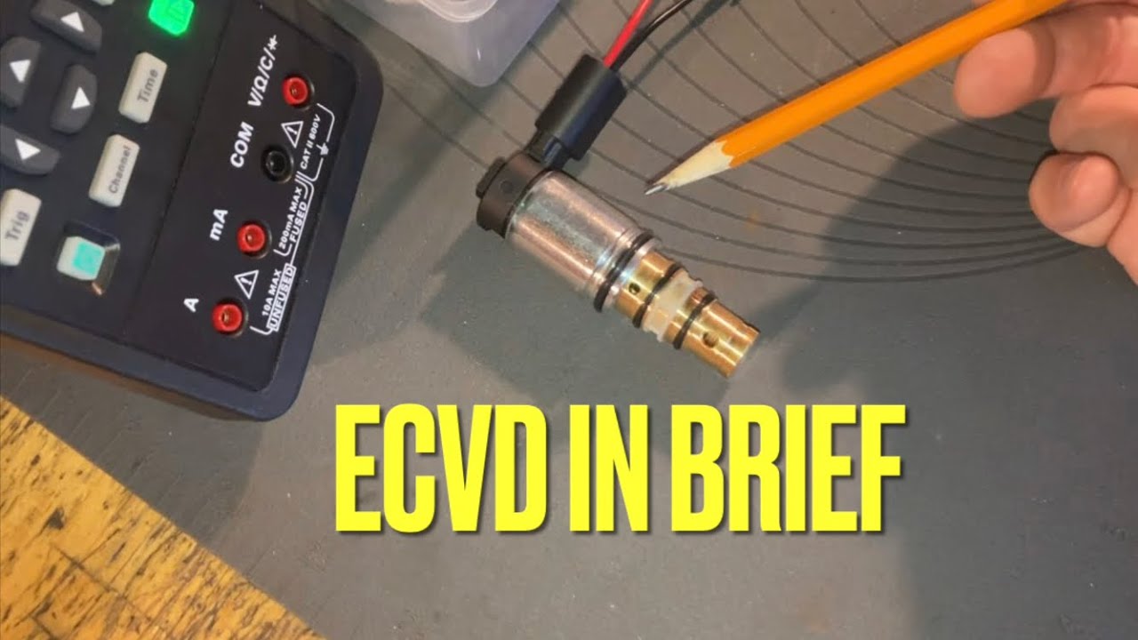 Automotive AC Electronically Controlled Variable Displacement Compressor Operation In Brief