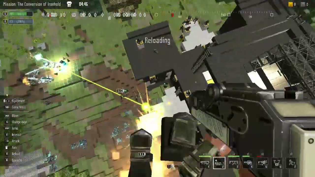 Block Fortress 2. The conversion of Ironhold mission