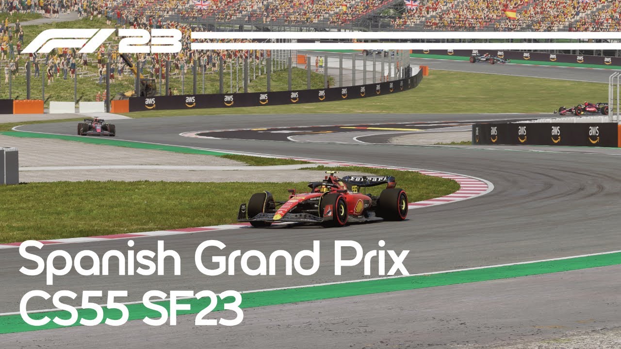 Spanish Grand Prix - Carlos Sainz's SF23 | F1 23 Gameplay Modded