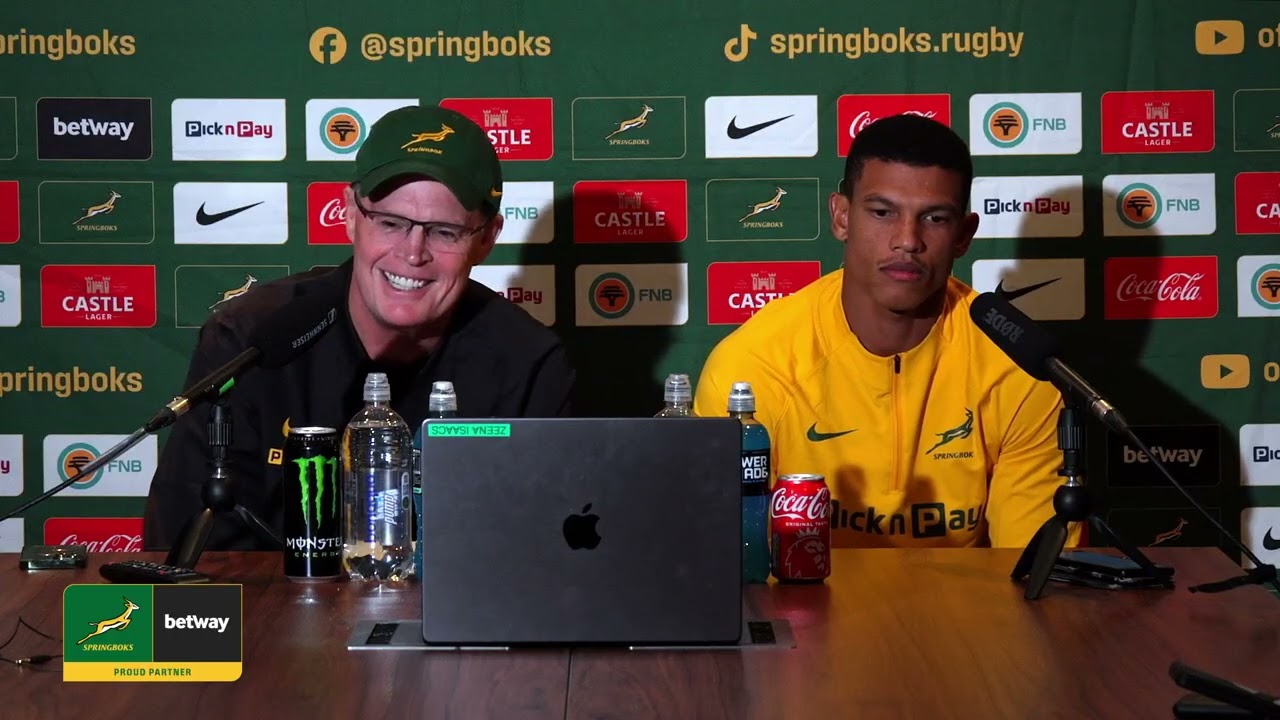 SPRINGBOKS Team Announcement! 🏉 Rassie & Arendse on Japan Test 🇿🇦