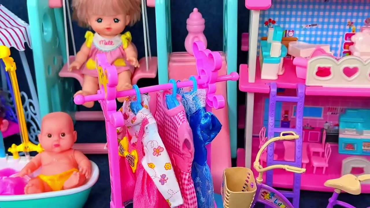 11 Minutes Satisfying with Unboxing  Princess Villa Paradise  ASMR | Unboxing Toys