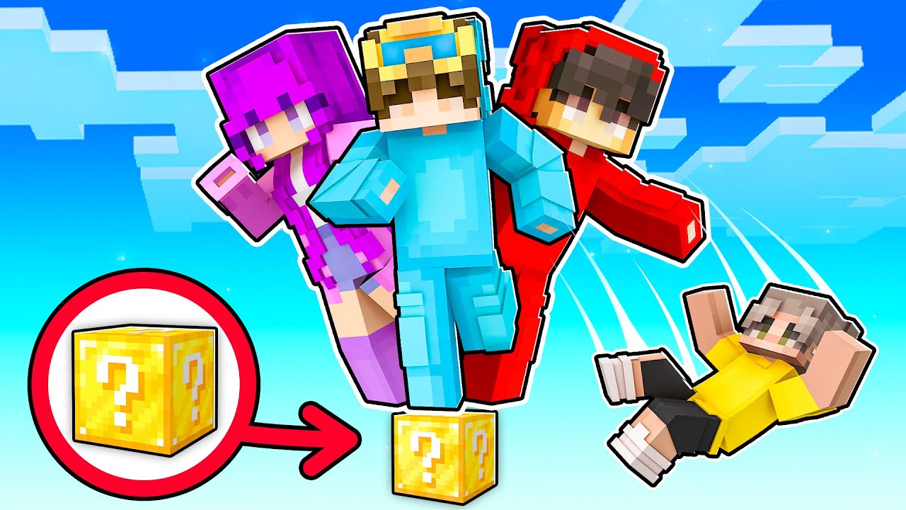 Minecraft But We’re On ONE LUCKY BLOCK!