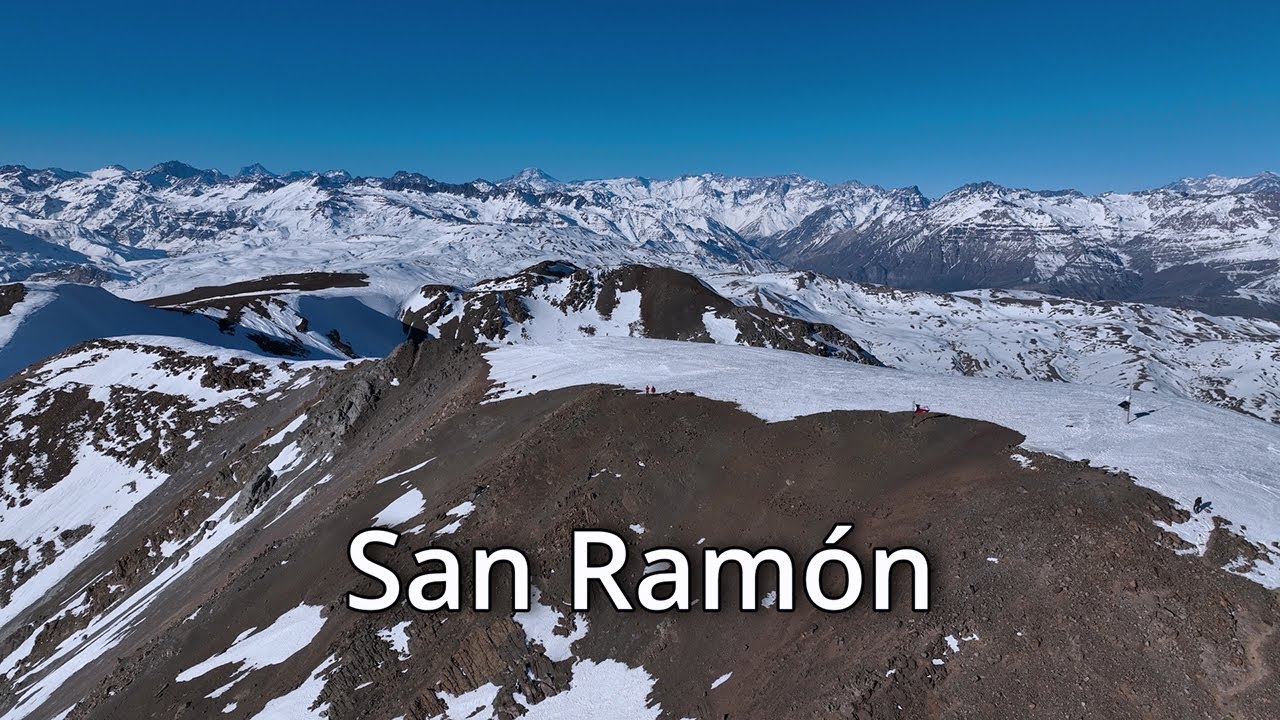 Cruce San Ram&oacute;n El Manzano Ruta completa en invierno