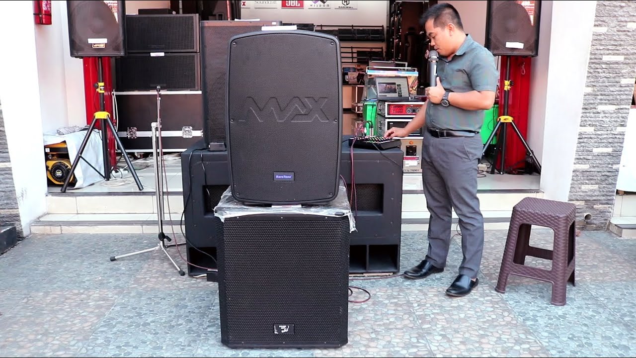 Baretone MAX 15NB ditambah subwoofer 18inc SoundArt BASS HOREG