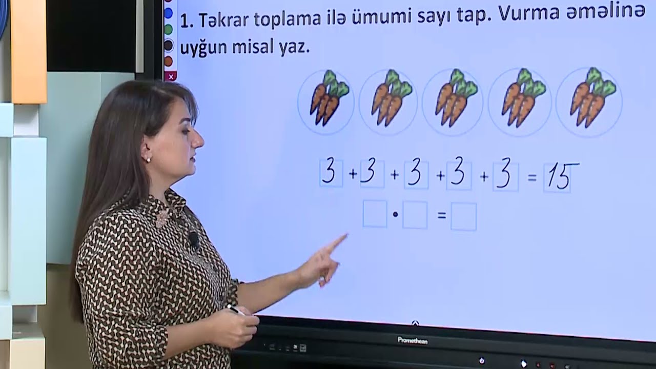 Vurma (səh 46) Riyaziyyat-II sinif Vəfa Məmmədova