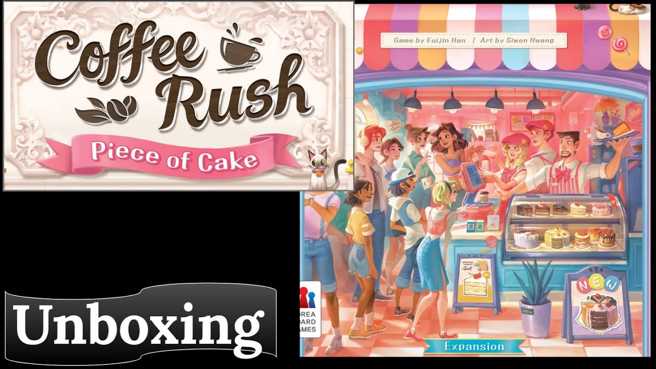 Coffee Rush: Piece of Cake - Распаковка