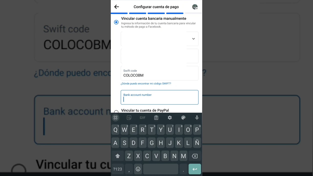 como saber el c&oacute;digo Swift de mi banco #shorts