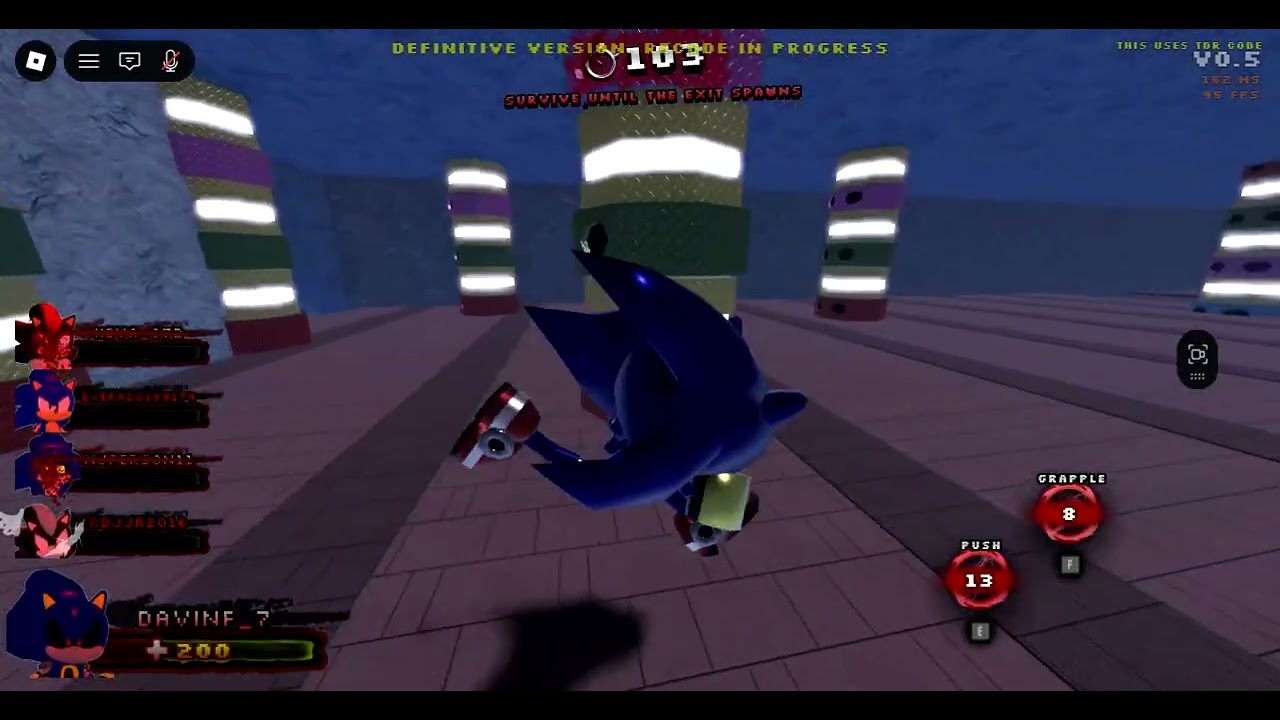 Sonic.EXE The Continued Disaster | Metal Sonic LMS Gameplay