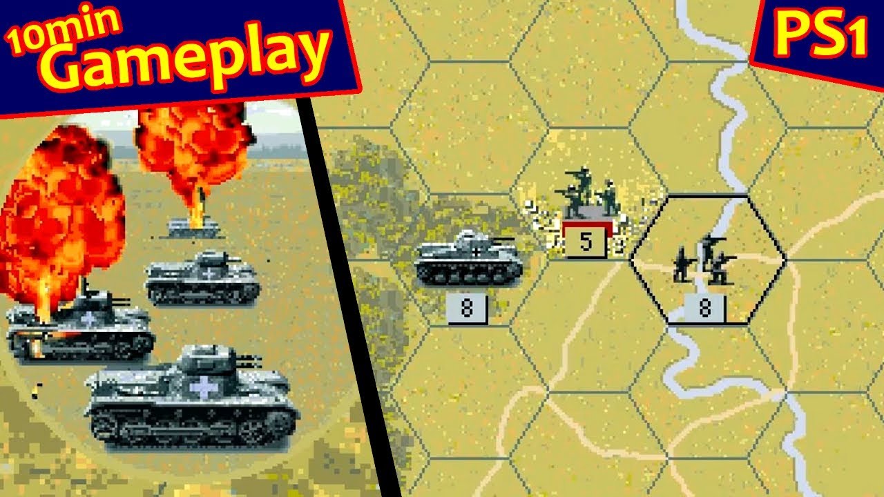 Panzer General ... (PS1) Gameplay
