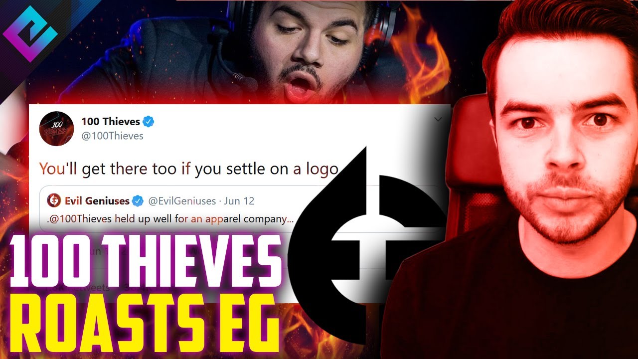 100 Thieves ROASTS Evil Geniuses Being Called 