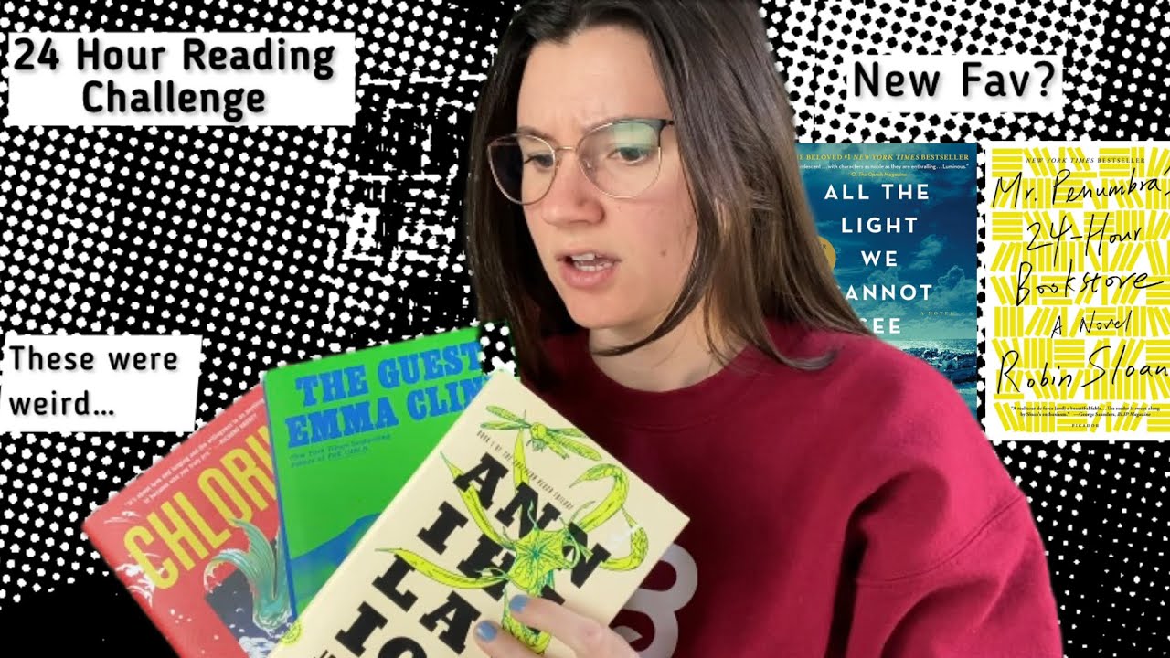 24 Hour Reading Challenge! How many books can I read off my physical TBR??