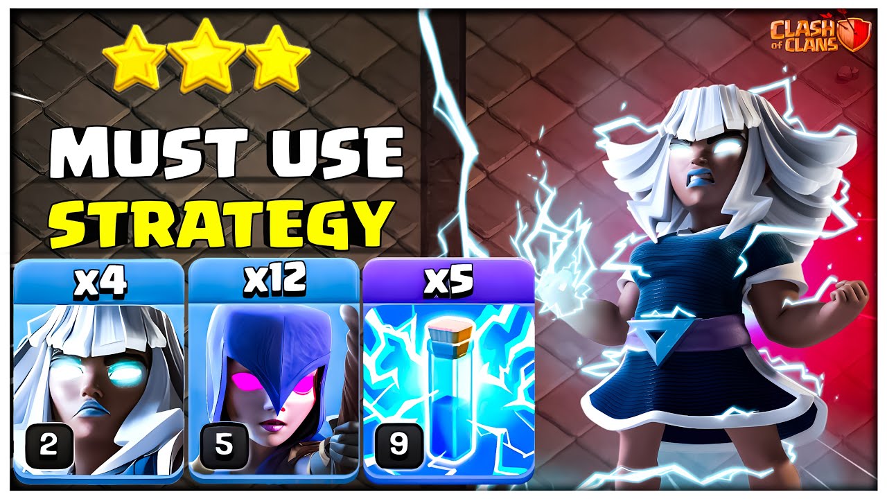 MUST USE TH14 ATTACK STRATEGY | 3 Star With Zap Titans | Clash of Clans