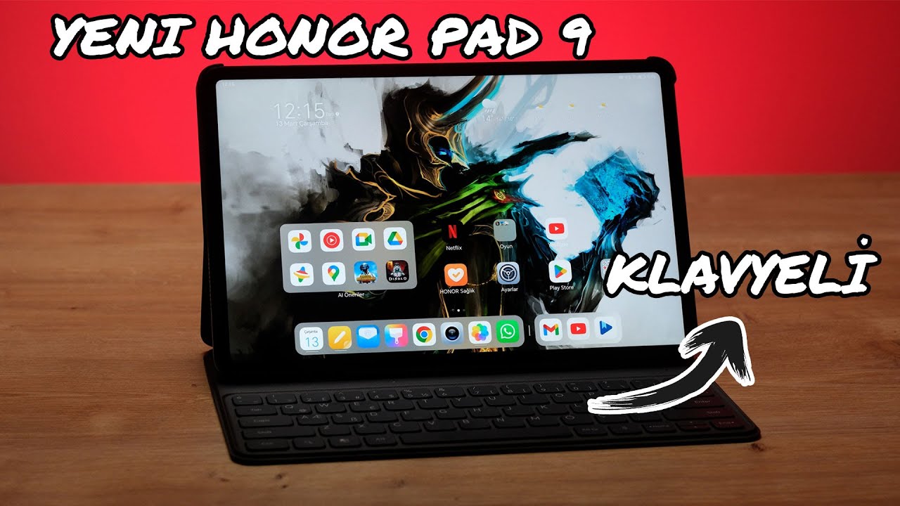 Klavyesiyle gelen yeni HONOR Pad 9 incelemesi: 8 adet hoparlörü var!