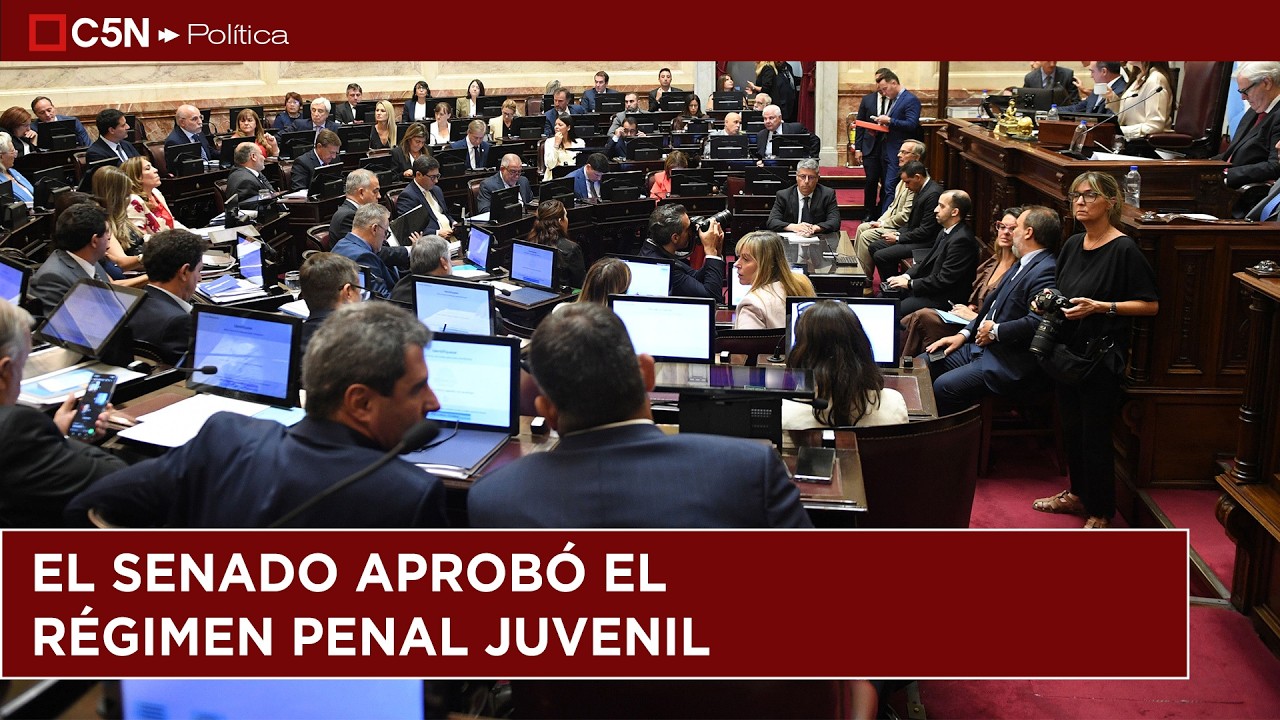 El Senado aprobó el RÉGIMEN PENAL JUVENIL que baja la edad de imputabilidad a 14 años