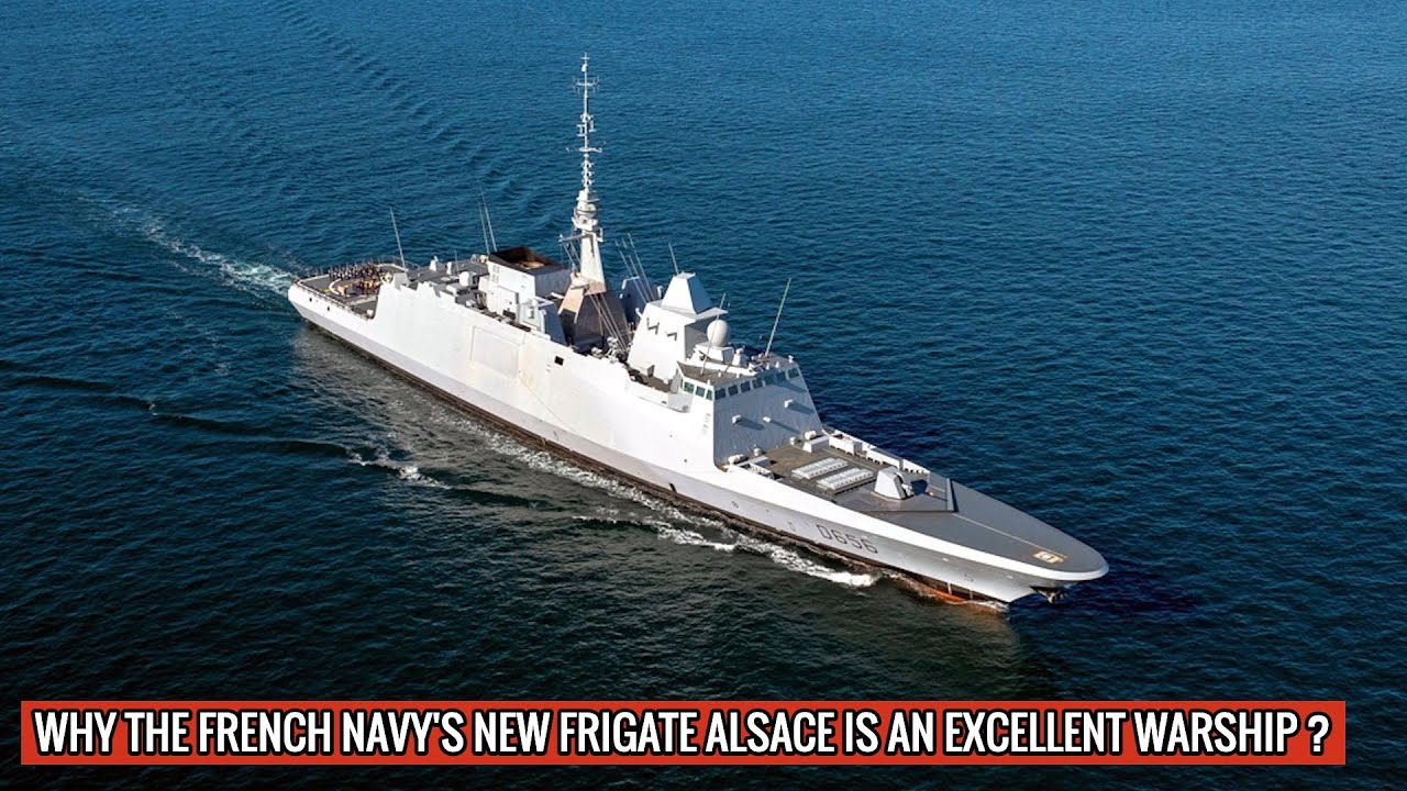 French Navy's new multi-mission frigate #Alsace enters active duty !