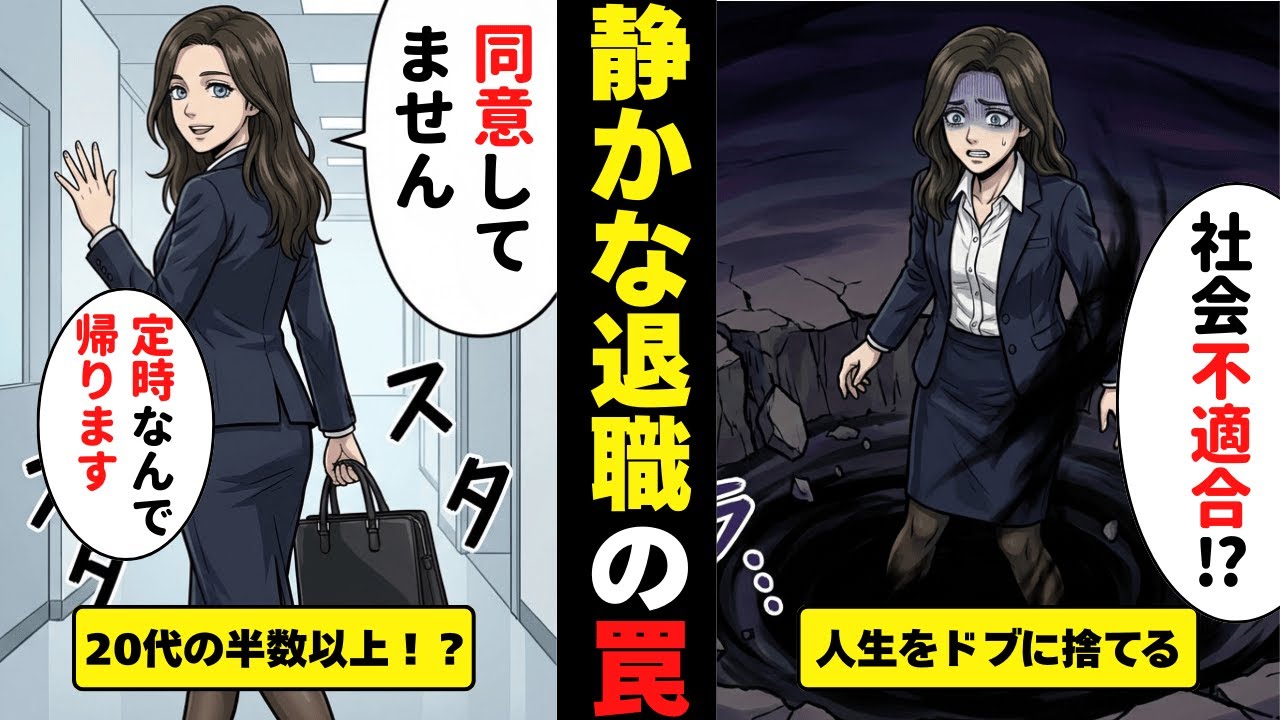 【漫画】「給料分以上は働きません」静かな退職を決め込む20代女子 vs 論破する上司。会社を