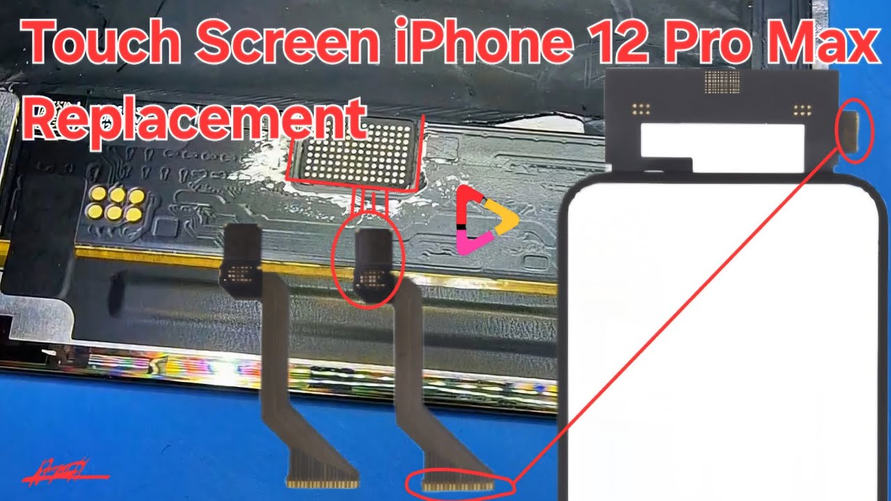iPhone 12 Pro Max Touch Screen Replacement 👌 #foryou #lockunlock #altihuta #repair #iphone #touch