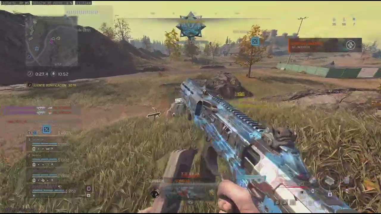 Exterminando chetos.
