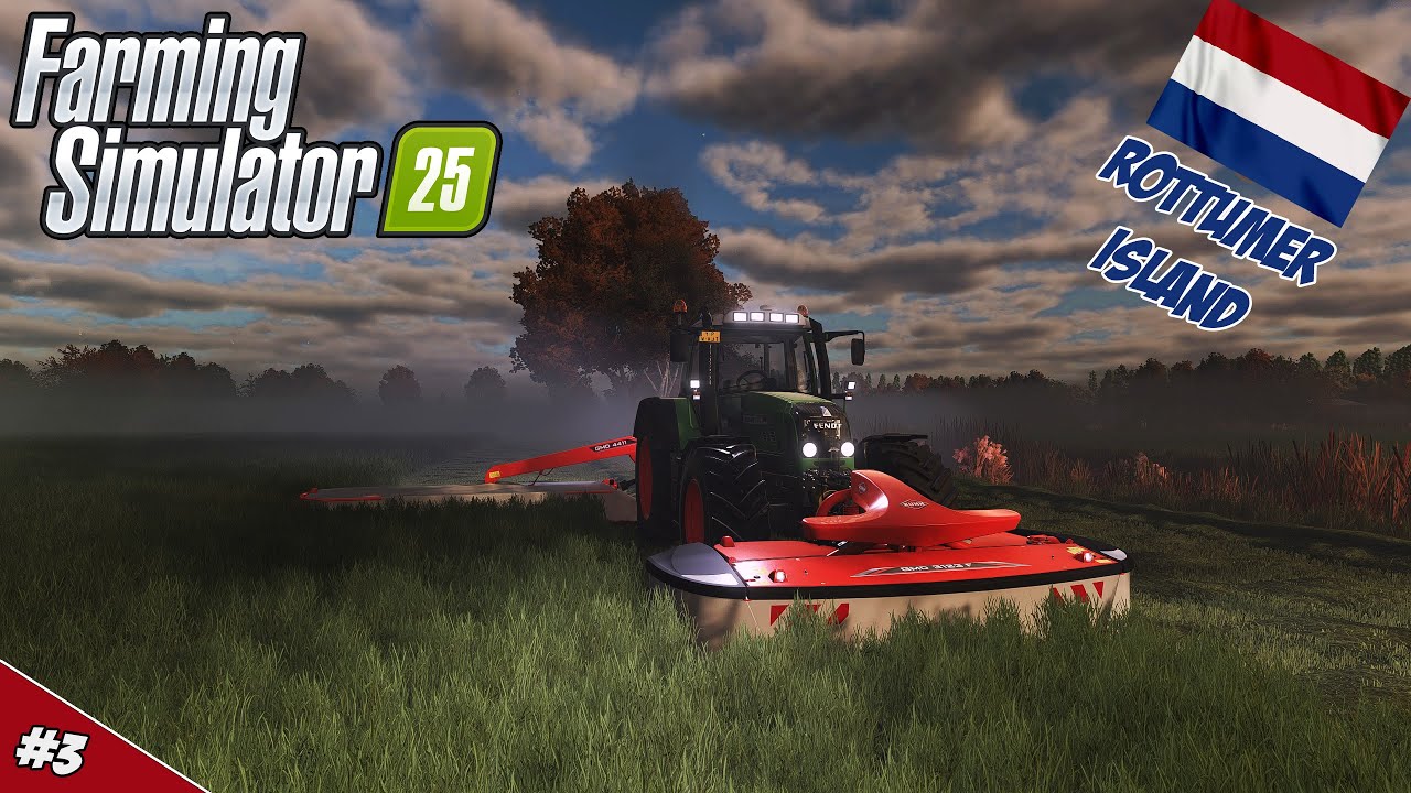 'VROEGE NEDERLANDSE HERFSTOCHTEND!' Farming Simulator 25 Rottumer Island #3
