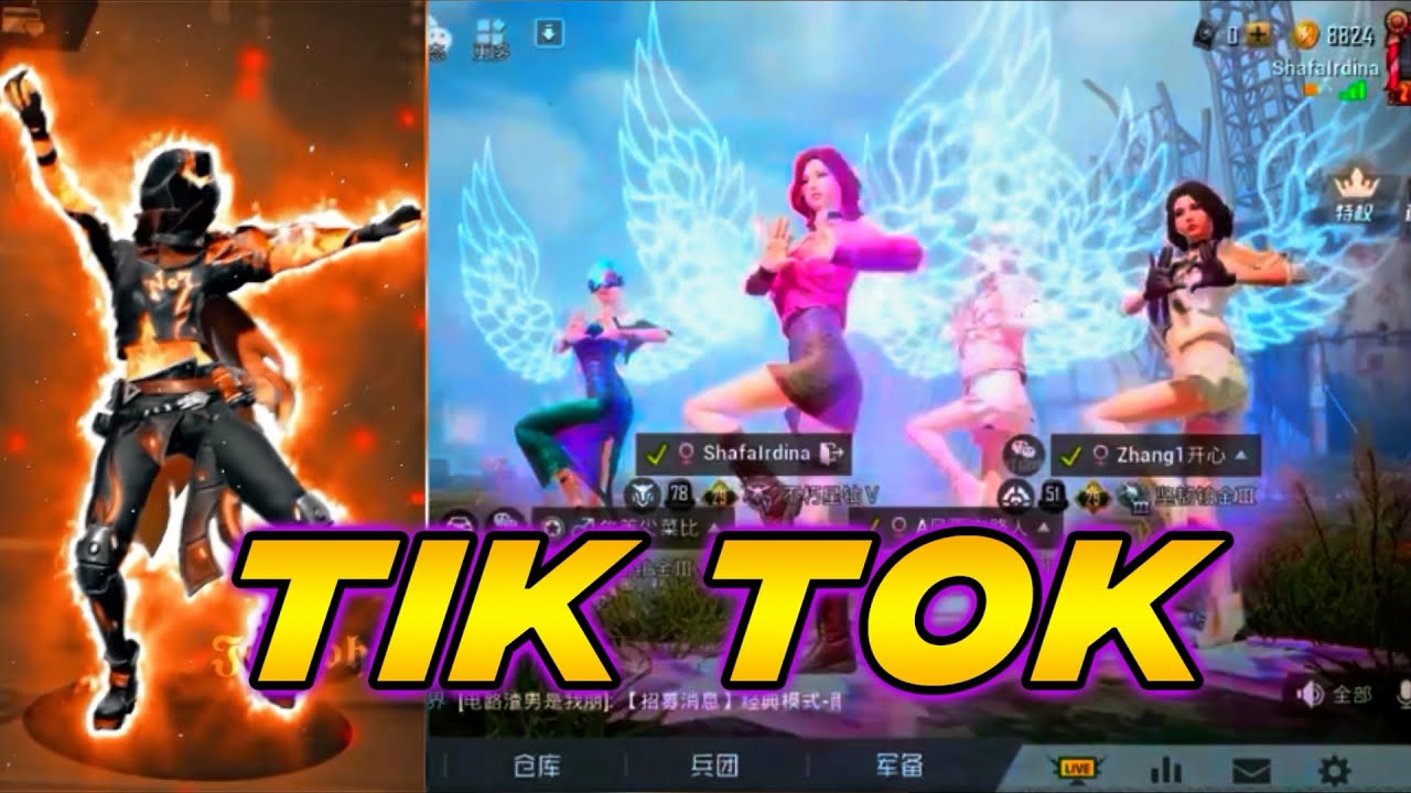 PUBG Tik Tok vs Tik Tok FREE FIRE #4