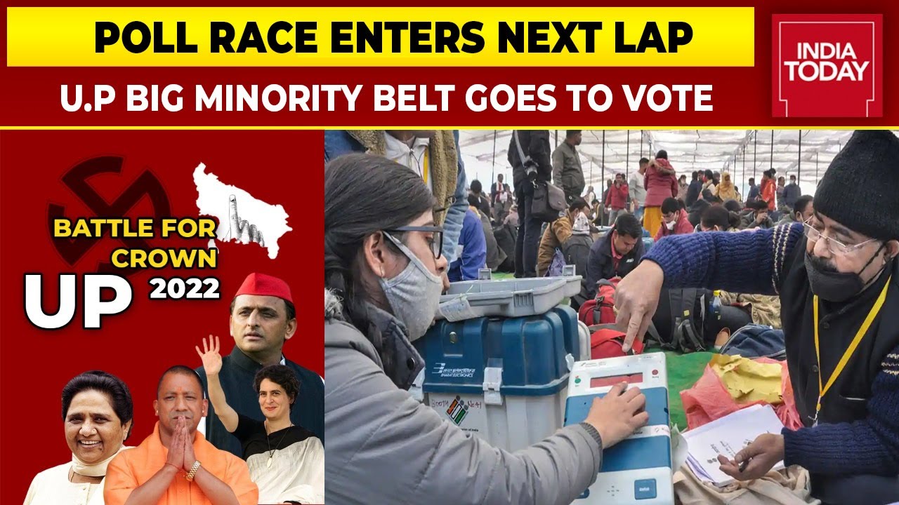 U.P Poll Race Enters Next Lap, Fate Of 586 Candidates Across 55 Constituencies To Be Sealed Today