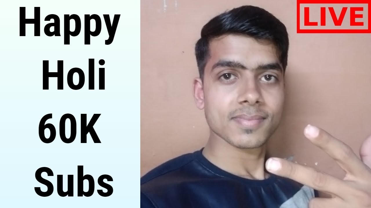 Happy Holi & 60k Live - 7startech
