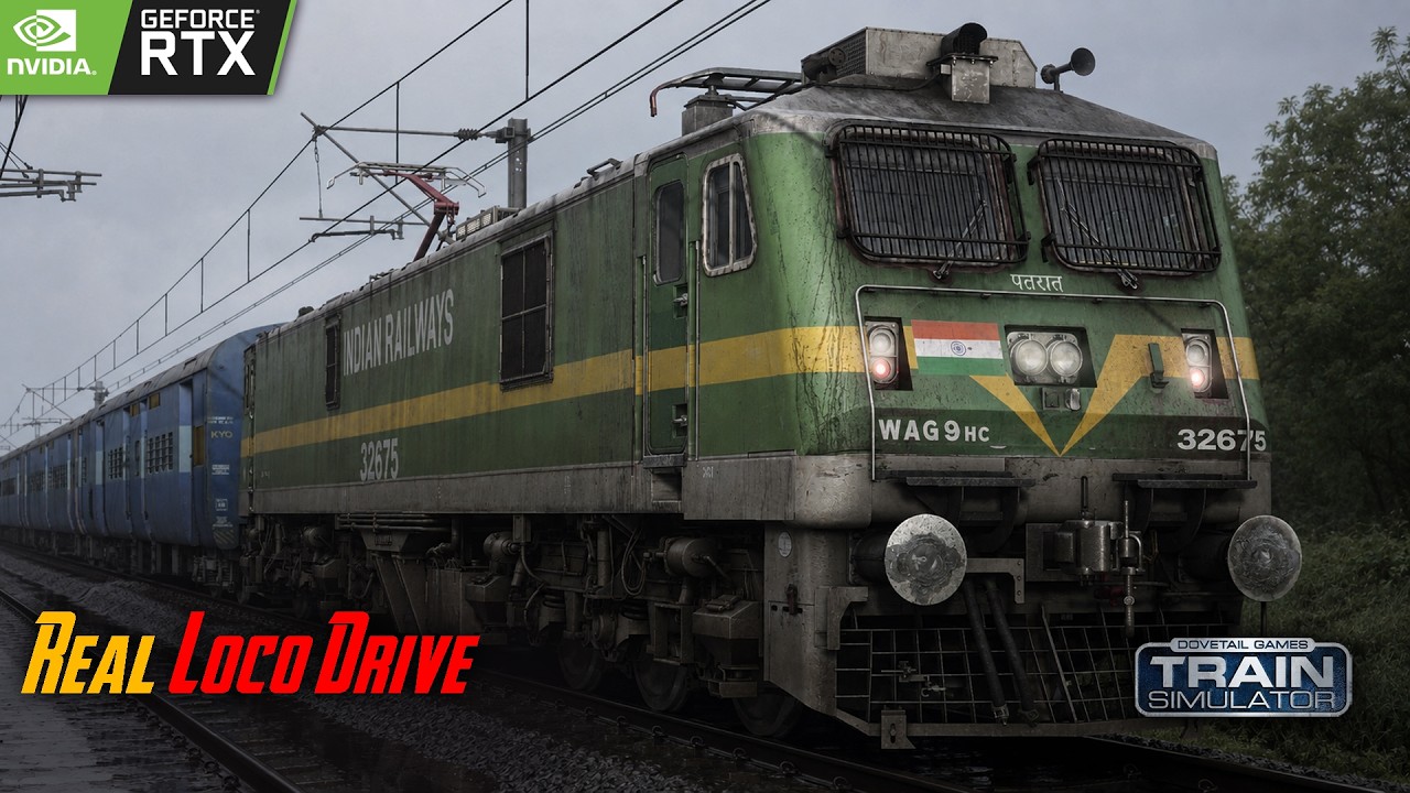 MOST REALISTIC Indian Train Journey EVER! | BRL WAP 9 + ICF Rake | Ultra Realistic 2K Experience