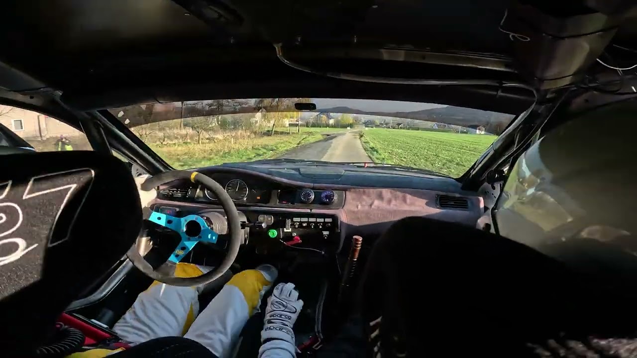 48 Rajd Cieszyńska Barbórka 2024 - OS 1 Lipowiec - Jerzy Tomaszczyk / Kamil Dąbrowski - Honda Civic