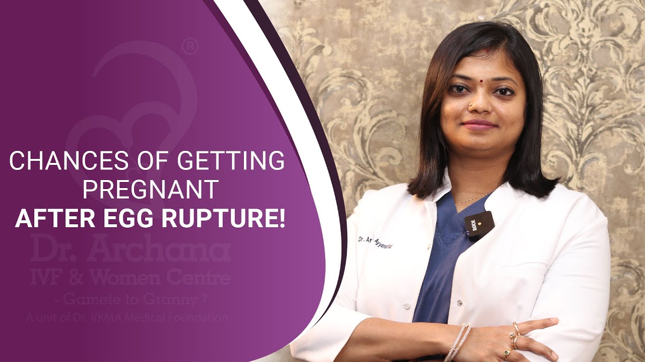 Chances Of Getting Pregnant After Egg Rupture! | Dr. Archana S Ayyanathan